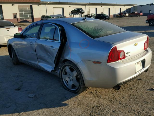 1G1ZJ577394161526 - 2009 CHEVROLET MALIBU 2LT SILVER photo 3