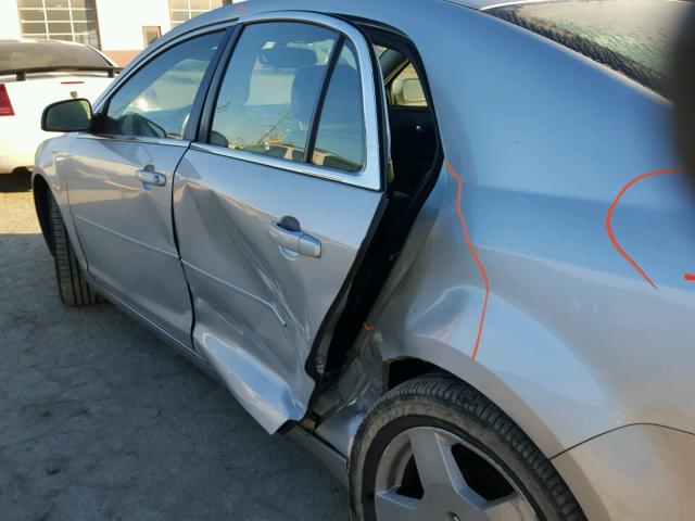 1G1ZJ577394161526 - 2009 CHEVROLET MALIBU 2LT SILVER photo 9