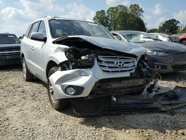 5NMSK4AG3AH363190 - 2010 HYUNDAI SANTA FE L SILVER photo 1