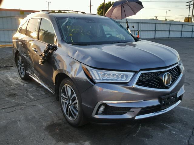 5FRYD4H88HB028603 - 2017 ACURA MDX ADVANC GRAY photo 1