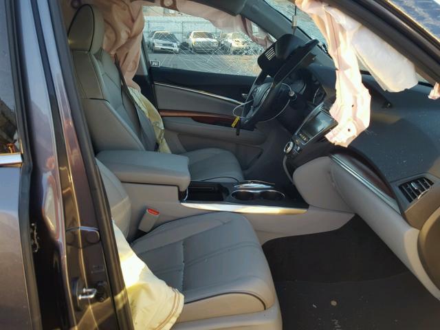 5FRYD4H88HB028603 - 2017 ACURA MDX ADVANC GRAY photo 5