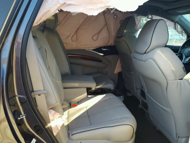 5FRYD4H88HB028603 - 2017 ACURA MDX ADVANC GRAY photo 6