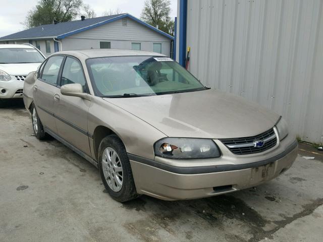 2G1WF52EX39420964 - 2003 CHEVROLET IMPALA GOLD photo 1