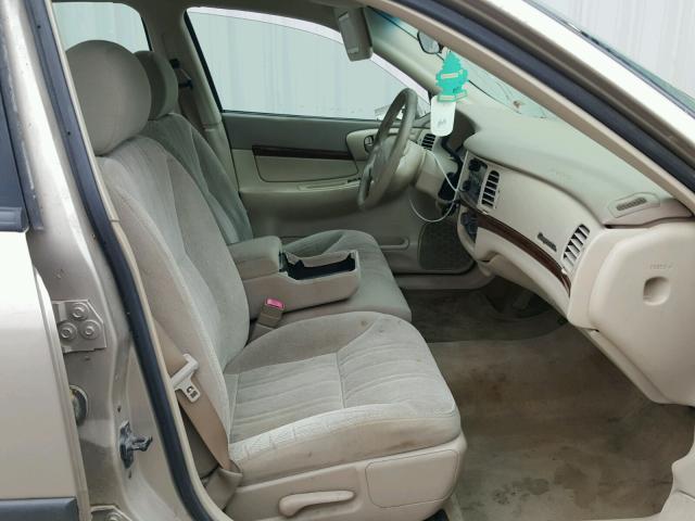 2G1WF52EX39420964 - 2003 CHEVROLET IMPALA GOLD photo 5