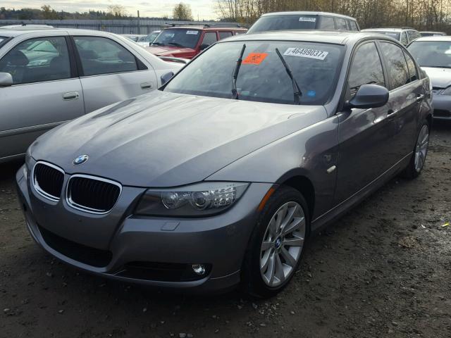 WBAPK7C52BA819370 - 2011 BMW 328 XI SILVER photo 2