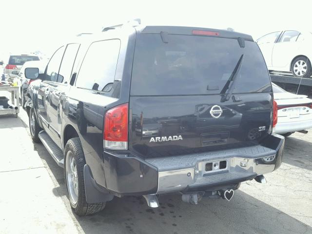 5N1AA08A56N703633 - 2006 NISSAN ARMADA SE BLACK photo 3