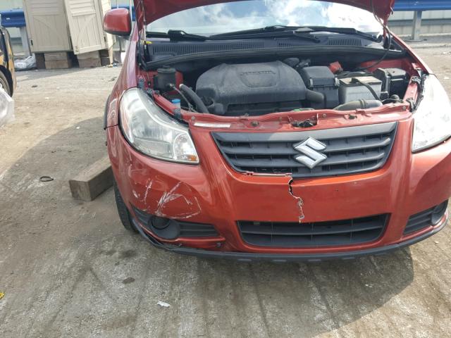 JS2YB5A3XD6102000 - 2013 SUZUKI SX4 BASE RED photo 9