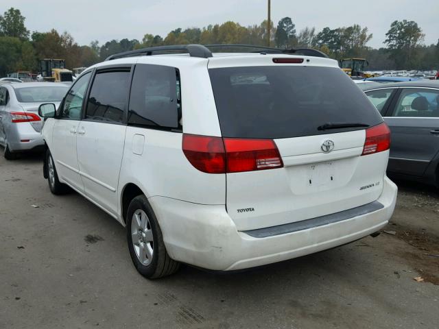 5TDZA23C14S180551 - 2004 TOYOTA SIENNA CE WHITE photo 3