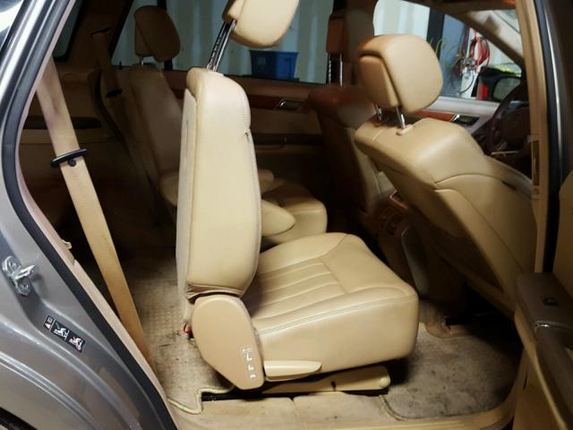 4JGCB65E36A025911 - 2006 MERCEDES-BENZ R 350 BEIGE photo 6