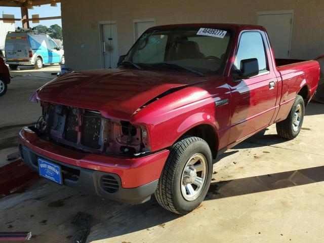 1FTYR10D69PA24535 - 2009 FORD RANGER RED photo 2