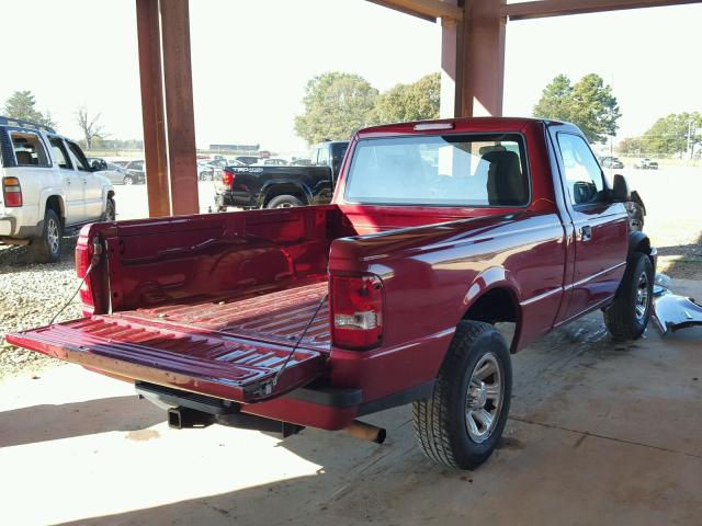 1FTYR10D69PA24535 - 2009 FORD RANGER RED photo 4