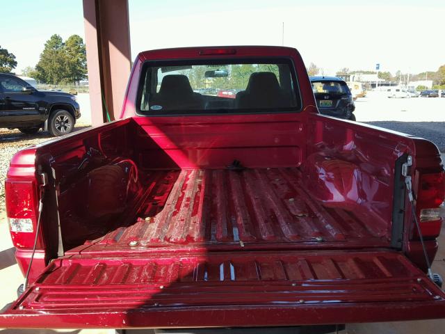 1FTYR10D69PA24535 - 2009 FORD RANGER RED photo 6