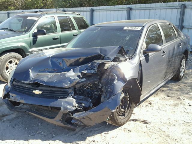 2G1WB57K091256870 - 2009 CHEVROLET IMPALA LS GRAY photo 2