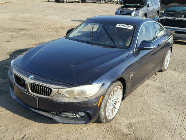 WBA3N9C53EF720694 - 2014 BMW 428 XI BLUE photo 2