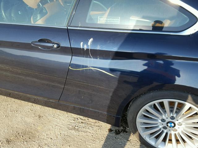 WBA3N9C53EF720694 - 2014 BMW 428 XI BLUE photo 9