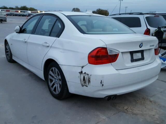 WBAVA33557PG52139 - 2007 BMW 328 I WHITE photo 3