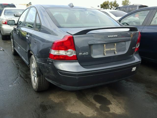 YV1MS382372259044 - 2007 VOLVO S40 2.4I GRAY photo 3