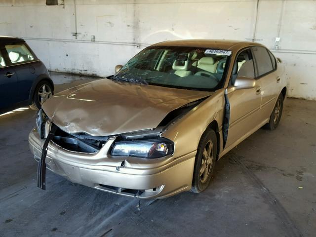 2G1WH52K859307789 - 2005 CHEVROLET IMPALA LS TAN photo 2