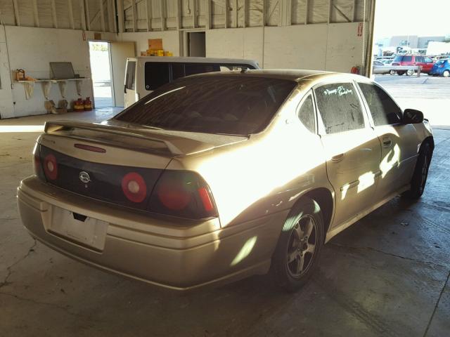 2G1WH52K859307789 - 2005 CHEVROLET IMPALA LS TAN photo 4