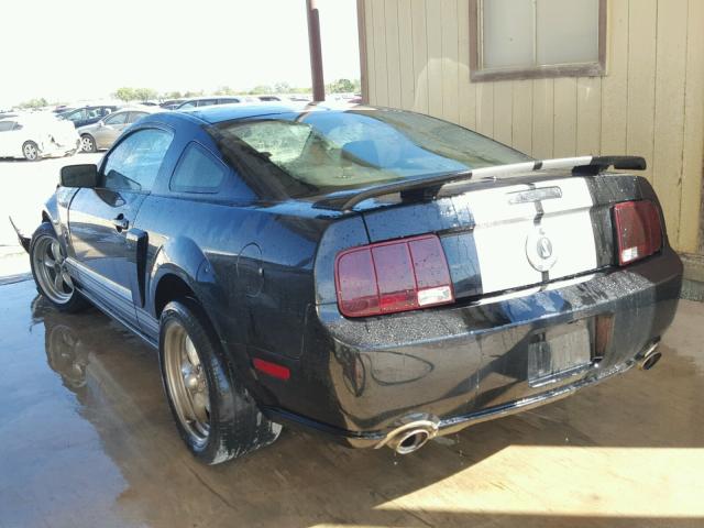 1ZVHT82H475266207 - 2007 FORD MUSTANG GT BLACK photo 3