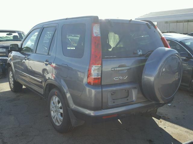 JHLRD78965C014601 - 2005 HONDA CR-V SE CHARCOAL photo 3