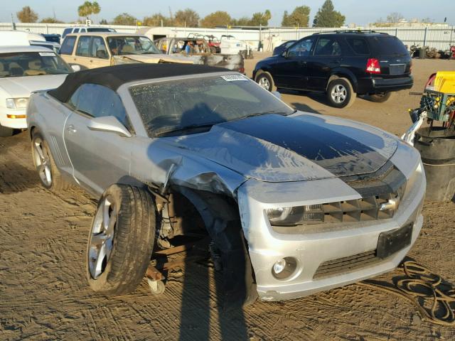 2G1FK3DJ3D9185853 - 2013 CHEVROLET CAMARO 2SS SILVER photo 1