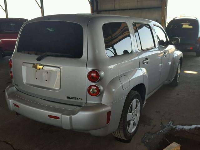 3GNCA13B29S584086 - 2009 CHEVROLET HHR LS SILVER photo 4