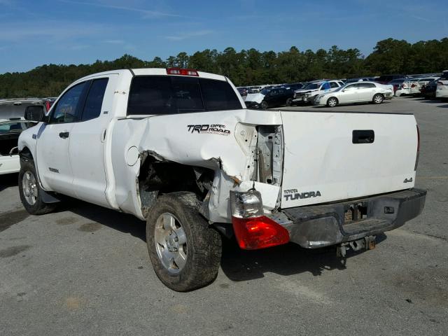 5TBBV54157S487447 - 2007 TOYOTA TUNDRA DOU WHITE photo 3