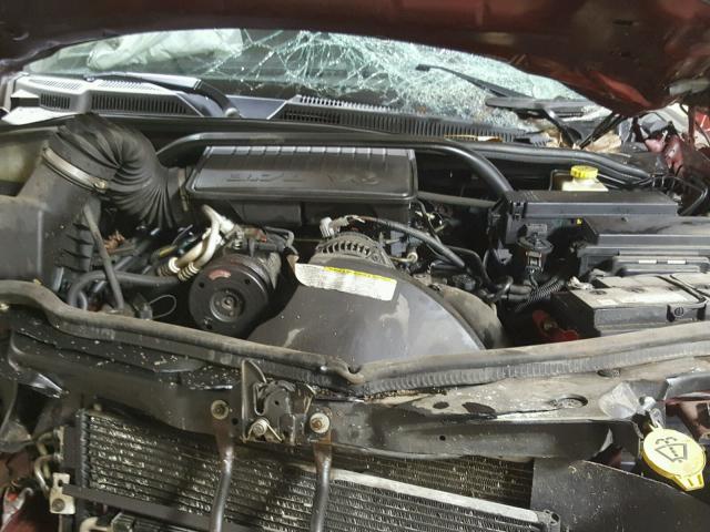 1J8HG48K77C676152 - 2007 JEEP COMMANDER RED photo 7