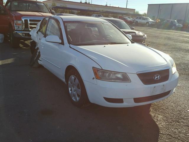 5NPET46C56H104341 - 2006 HYUNDAI SONATA GL WHITE photo 1