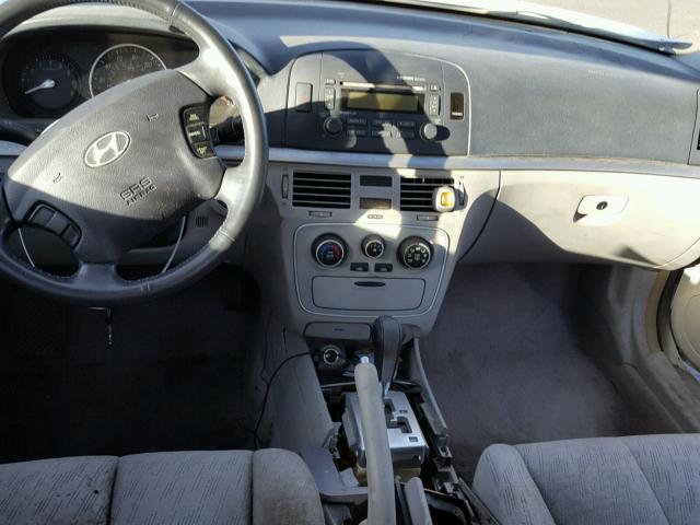 5NPET46C56H104341 - 2006 HYUNDAI SONATA GL WHITE photo 9