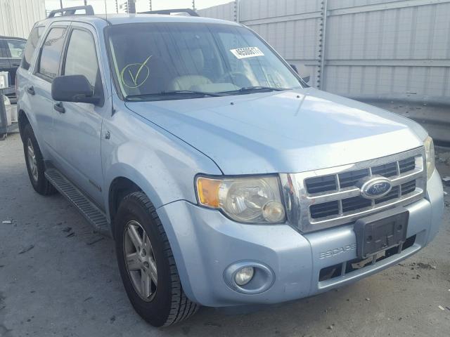 1FMCU49H18KD41355 - 2008 FORD ESCAPE HEV BLUE photo 1