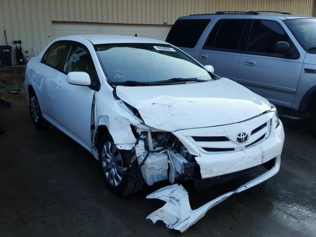 2T1BU4EE0CC876361 - 2012 TOYOTA COROLLA BA WHITE photo 1