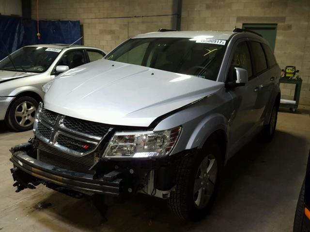 3C4PDCBG2CT297228 - 2012 DODGE JOURNEY SX SILVER photo 2