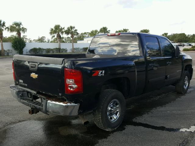 1GCHK23628F207491 - 2008 CHEVROLET SILVERADO BLACK photo 4