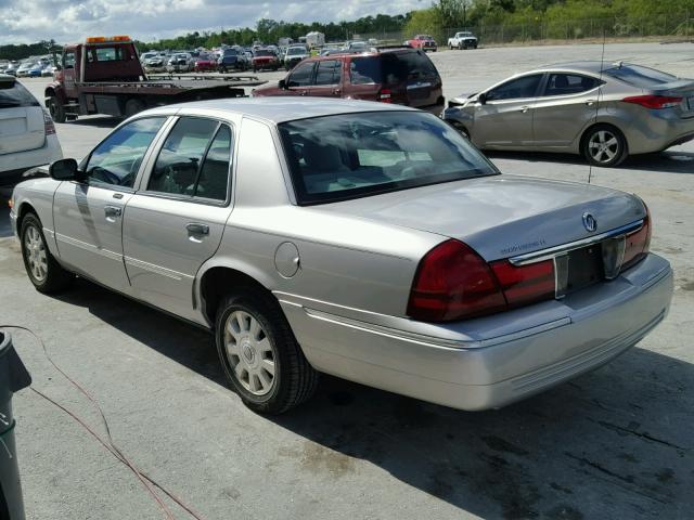 2MEHM75W05X627740 - 2005 MERCURY GRAND MARQ GRAY photo 3