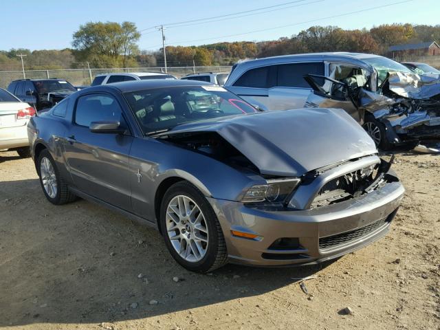 1ZVBP8AM5E5333144 - 2014 FORD MUSTANG SILVER photo 1