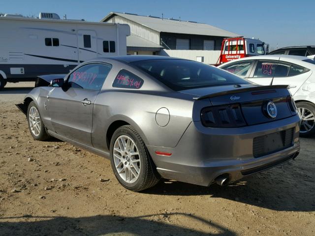 1ZVBP8AM5E5333144 - 2014 FORD MUSTANG SILVER photo 3