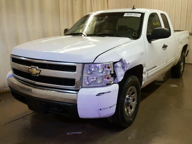 1GCEK29C79Z175816 - 2009 CHEVROLET SILVERADO WHITE photo 2