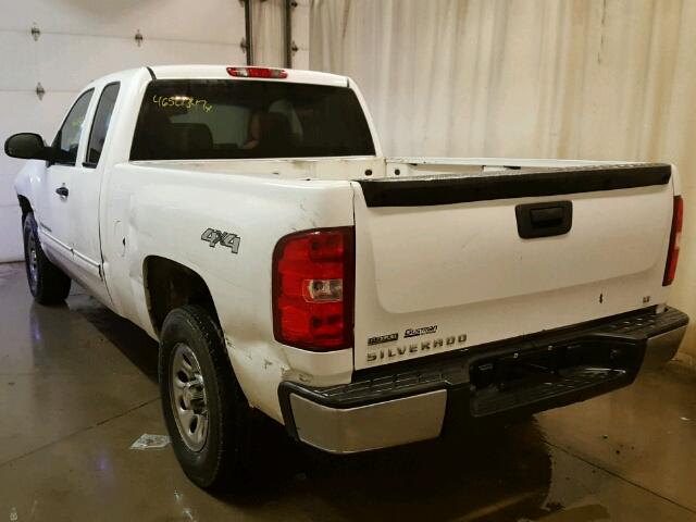 1GCEK29C79Z175816 - 2009 CHEVROLET SILVERADO WHITE photo 3