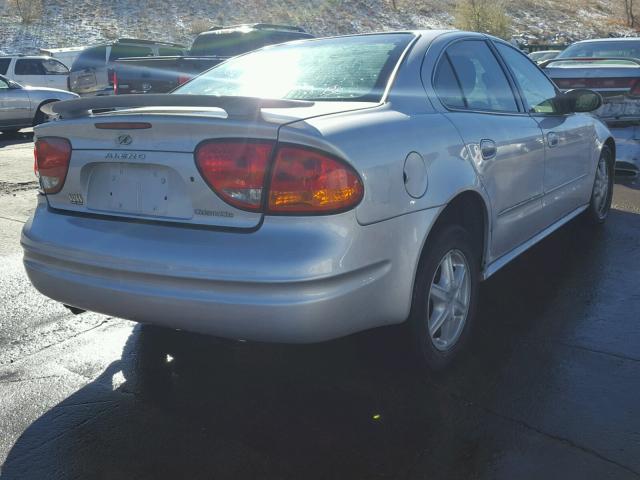 1G3NL52F44C213923 - 2004 OLDSMOBILE ALERO GL SILVER photo 4