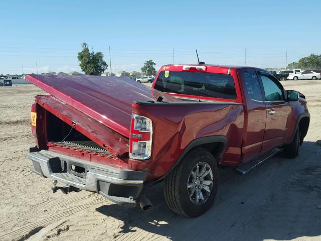 1GCHSBE33F1145922 - 2015 CHEVROLET COLORADO L RED photo 4