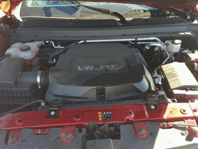 1GCHSBE33F1145922 - 2015 CHEVROLET COLORADO L RED photo 7