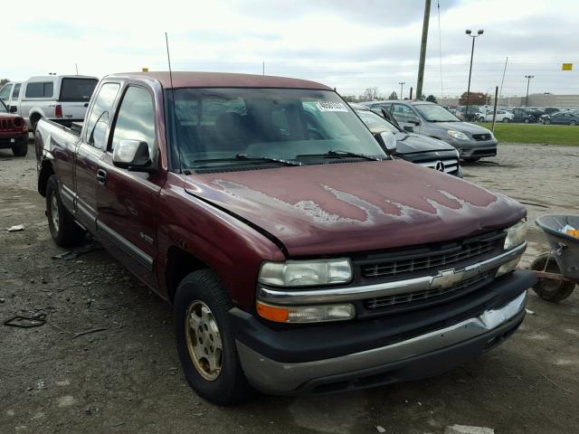 2GCEC19T4X1276261 - 1999 CHEVROLET SILVERADO MAROON photo 1