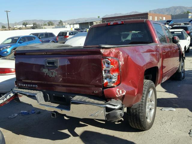 3GCPCREC5FG463835 - 2015 CHEVROLET SILVERADO RED photo 4