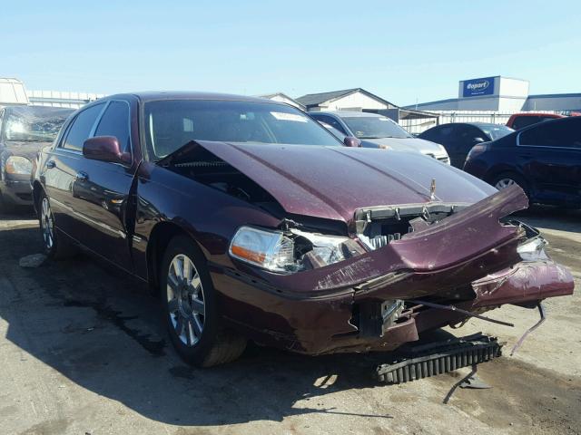 1LNHM83V57Y635171 - 2007 LINCOLN TOWN CAR D MAROON photo 1