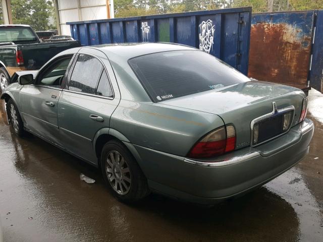 1LNHM86S44Y613434 - 2004 LINCOLN LS 绿色 照片 3