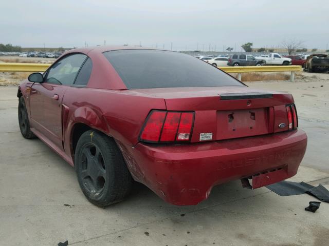 1FAFP40473F304921 - 2003 FORD MUSTANG RED photo 3