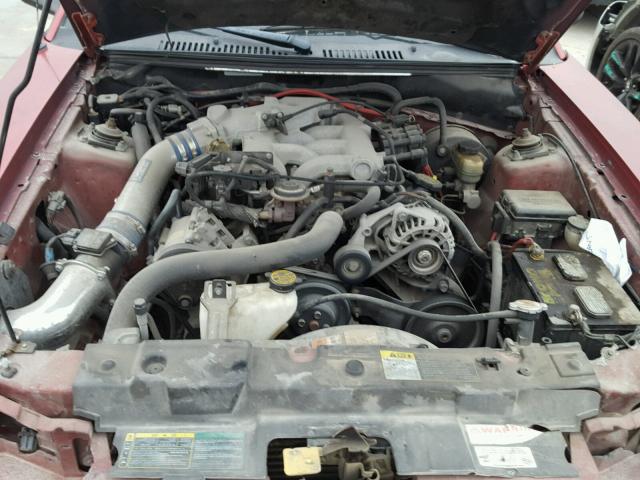 1FAFP40473F304921 - 2003 FORD MUSTANG RED photo 7