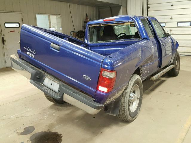 1FTYR15E55PA21699 - 2005 FORD RANGER SUP BLUE photo 4